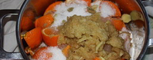 Шаг 6: мандаринова-имбирного джем