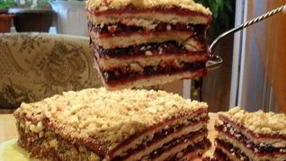 Рецепт Невероятна простой тортик с джемом