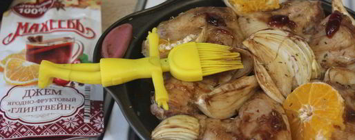 Шаг 6: пикантных куриных крылышек в маринаде барбекю с джемом глинтвейн