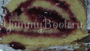 Рецепт Рулета с джемом