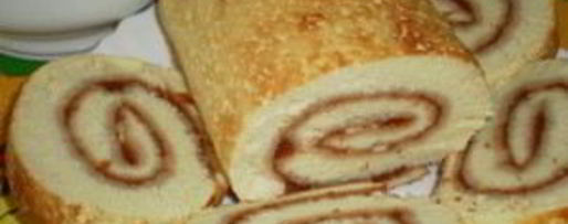 Шаг 4: рулета с яблочным джемом