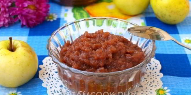 Рецепт шоколадна-яблочного джем