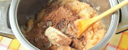 Шаг 4: шоколадна-яблочного джем