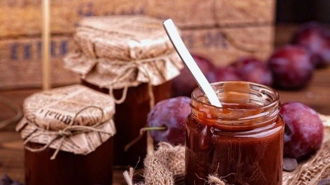 Рецепт Сливового джема-соуса с горьким шоколадом