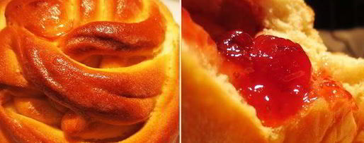 Шаг 11: слоеных булочек с малиновым джемом