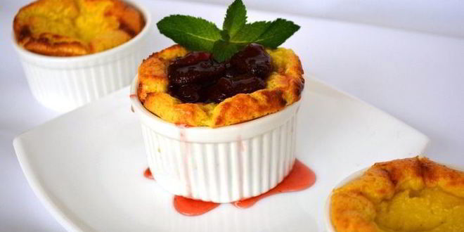 Рецепт сметанного соложеника с клубничным джемом