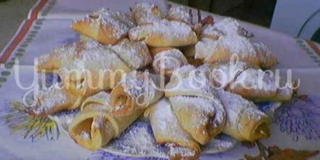 Рецепт трубочек с джемом