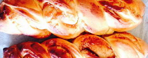 Шаг 10: творожной косы с джемом