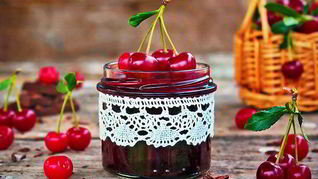 Рецепт Вишневого джема с горьким шоколадом