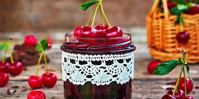 Рецепт вишневого джема с горьким шоколадом