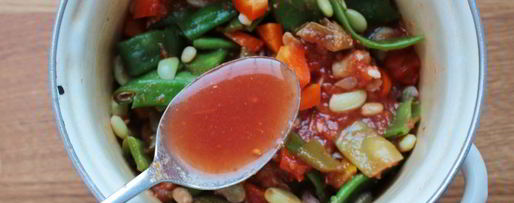 Шаг 5: фасоли в томате на зиму