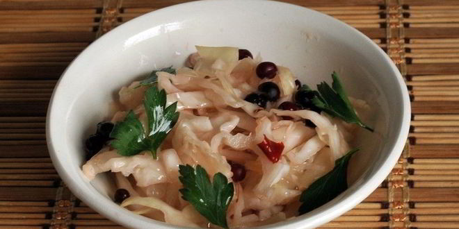 Рецепт капусты белокочанной по-корейски на зиму