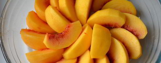 Шаг 1: карамелизированных персиков для начинки