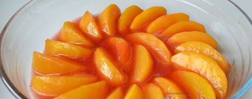 Шаг 5: карамелизированных персиков для начинки