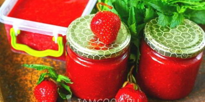 Рецепт клубничного пюре на зиму