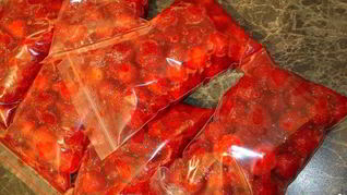 Рецепт Клубники на зиму без варки