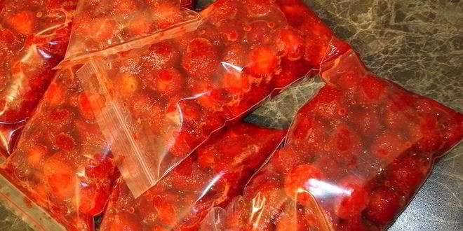 Рецепт клубники на зиму без варки