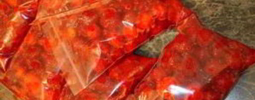 Шаг 4: клубники на зиму без варки