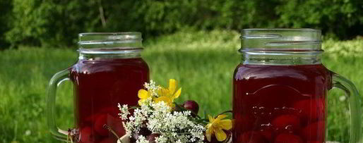 Шаг 3: черешнева-вишневого компот