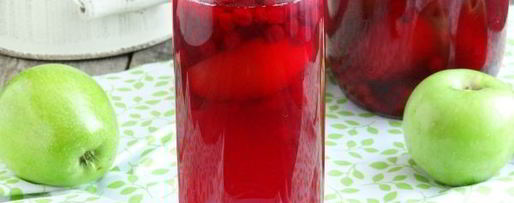 Шаг 12: компота из брусники с яблоками на зиму