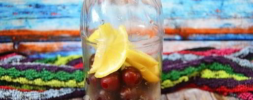 Шаг 9: компота из черешни с лимоном на зиму