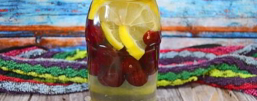 Шаг 11: компота из черешни с лимоном на зиму