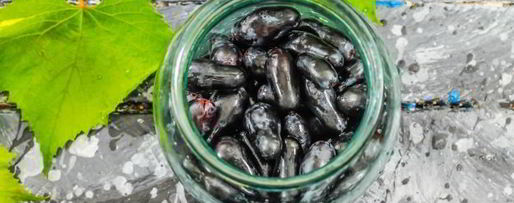 Шаг 7: компота из черного винограда на зиму