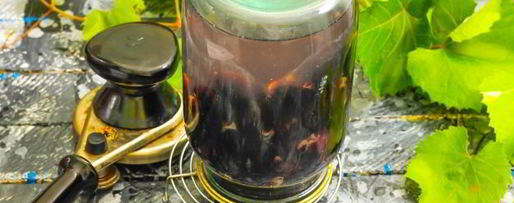 Шаг 17: компота из черного винограда на зиму