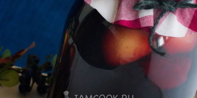 Рецепт компота из черноплодки с яблоками на зиму