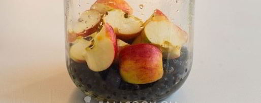 Шаг 4: компота из черноплодки с яблоками на зиму