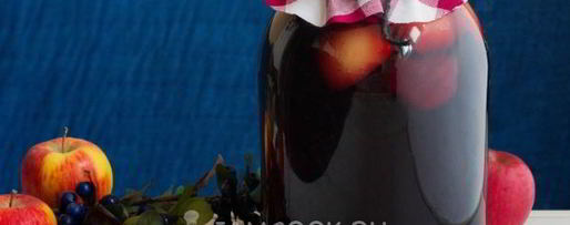 Шаг 7: компота из черноплодки с яблоками на зиму