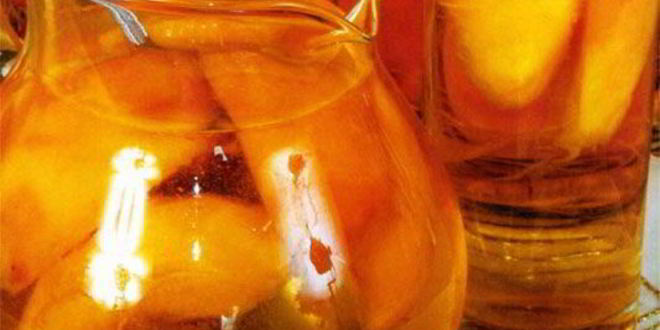 Рецепт компота из персиков