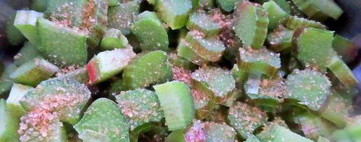 Шаг 2: компота из ревеня и лесной малины