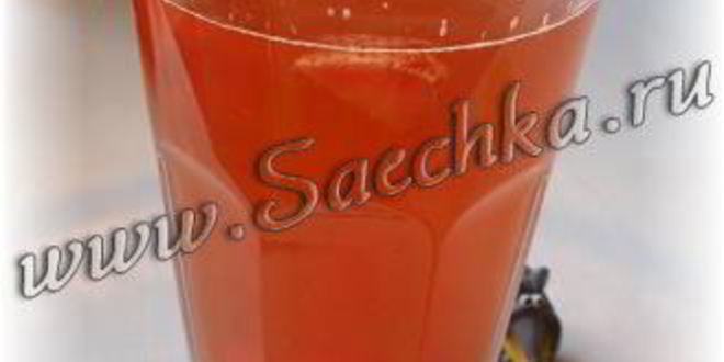 Рецепт компота из ревеня