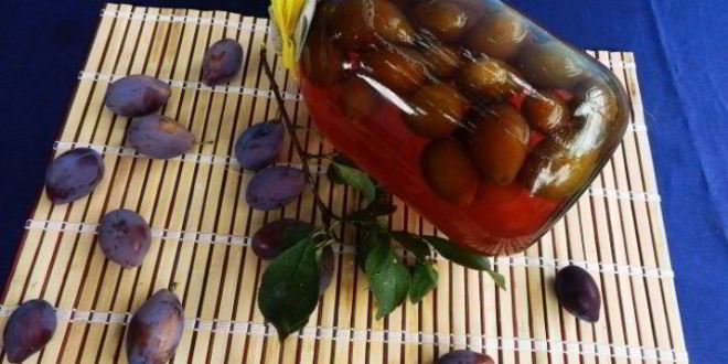 Рецепт компота из слив без стерилизации