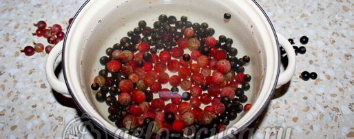 Шаг 4: компота из смородины и крыжовника