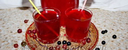 Шаг 6: компота из смородины и крыжовника
