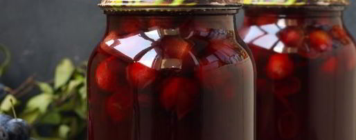 Шаг 8: компота из терна на зиму без стерилизации