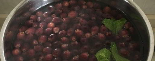 Шаг 1: компота из винограда