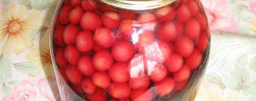 Шаг 4: компота из вишен с косточками на зиму