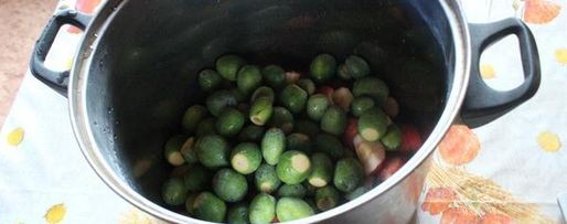 Шаг 1: компота из яблок, фейхоа и облипихи