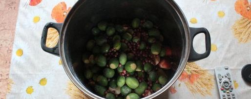 Шаг 2: компота из яблок, фейхоа и облипихи