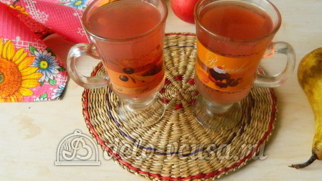 Рецепт Компота из яблок, груш и ягод