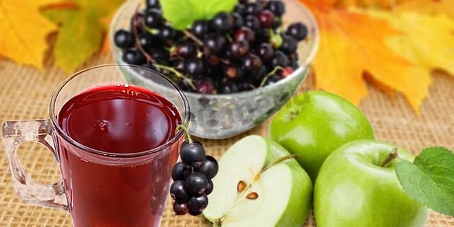 Рецепт компота из яблок и смородины на зиму