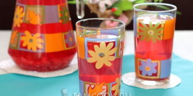 Рецепт компота из замороженной красной смородины