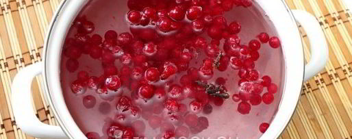 Шаг 2: компота из замороженной красной смородины