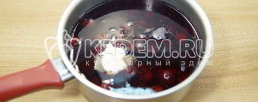 Шаг 2: компота из замороженной вишни