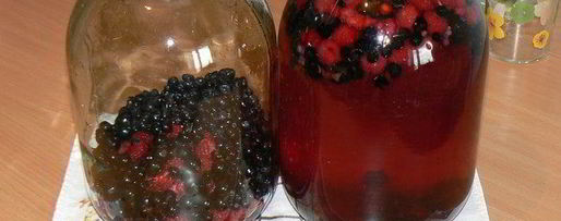 Шаг 2: компота ягодное ассорти