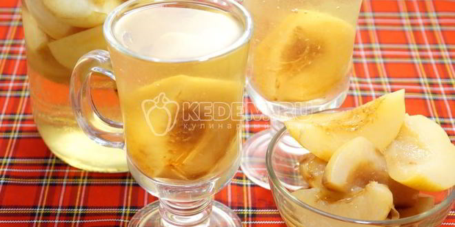 Рецепт персикового компота