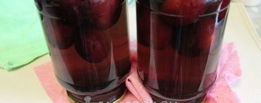 Шаг 11: сливового компота с косточками на зиму